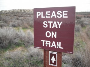 Please Stay on Trail