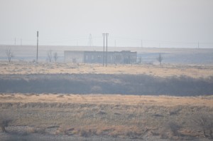 Shell of Old, Abandoned, Hanford High School on Hanford Nuclear Reservation