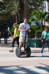 Justin on a Segway