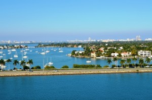 View of Miami Bay from our Ship, the Carnival Glory
