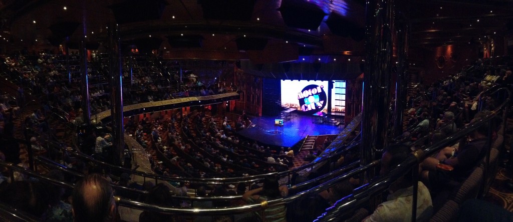 Motown Show on our cruise ship, the Carnival Glory