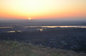 Sunrise from the Canyon Trail on Badger Mountain
