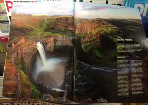 Palouse Falls featured in the May issue of Backpacker magazine