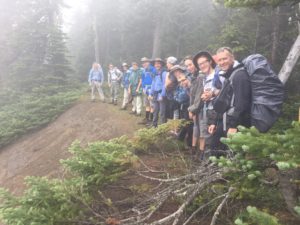 Group shot on the trail