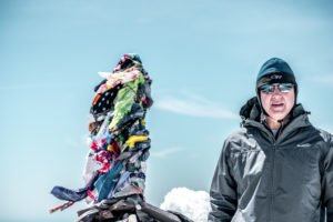 Craig on the summit of Mount Adams