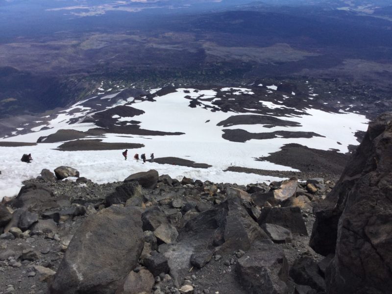Descent from Piker's Peak, Lunch Counter below on Mt. Adams