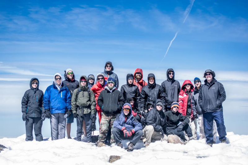Paradise Ward group on top of Mt. Adams, August 18, 2017