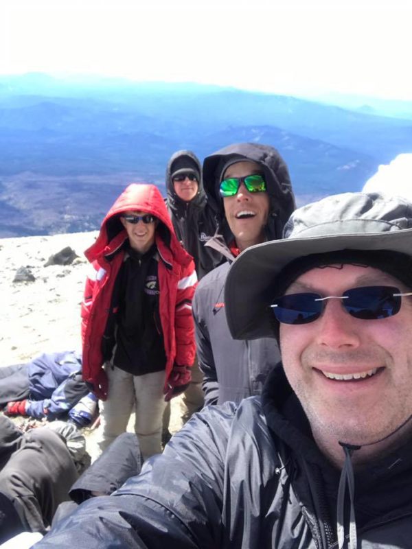 Waylon, Carter, Steve on top of Mt. Adams