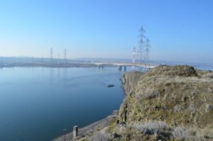 Columbia River and I-82 Bridges on McNary Tunnel Trail