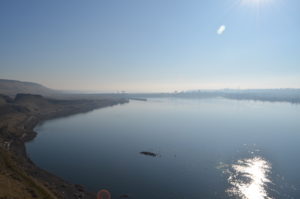 Columbia River View from Basalt Cliffs along the McNary Tunnel Trail